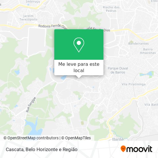 Cascata mapa