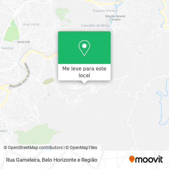 Rua Gameleira mapa