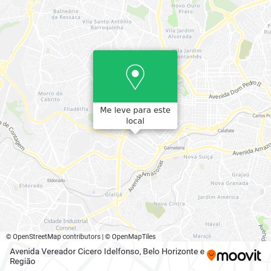 Avenida Vereador Cicero Idelfonso mapa