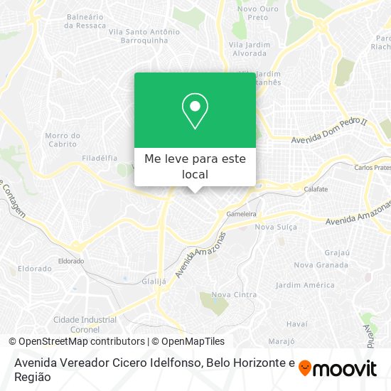 Avenida Vereador Cicero Idelfonso mapa