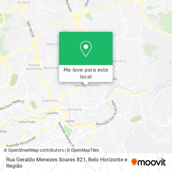 Rua Geraldo Menezes Soares 821 mapa