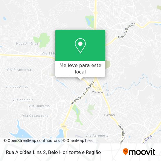 Rua Alcídes Lins 2 mapa