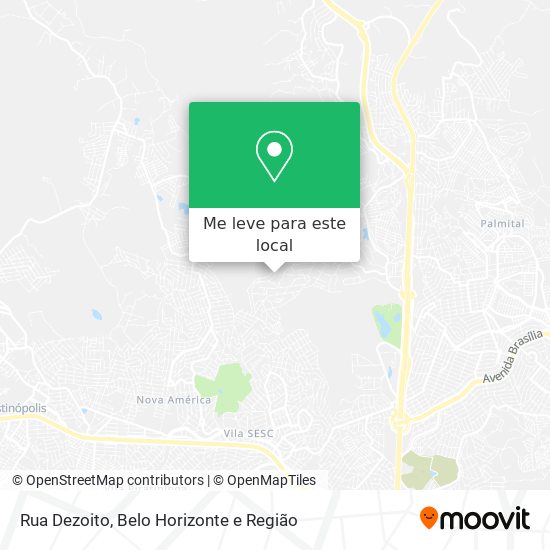 Rua Dezoito mapa