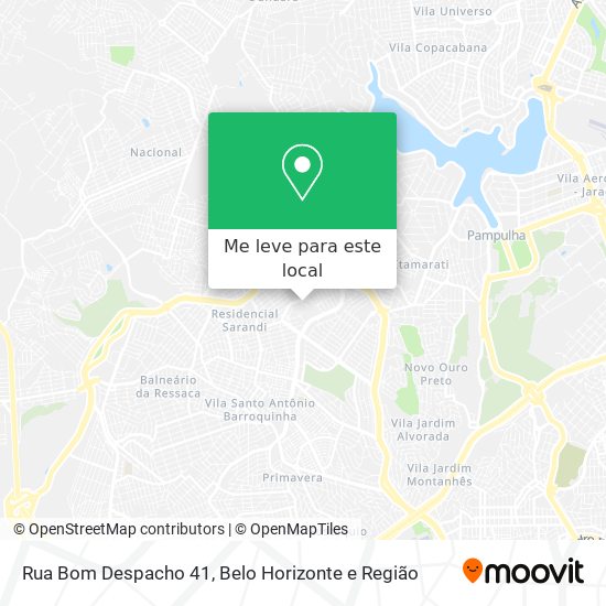 Rua Bom Despacho 41 mapa