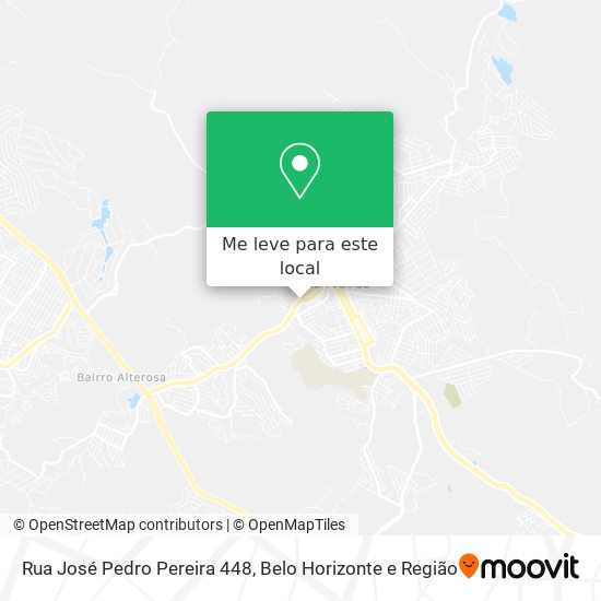 Rua José Pedro Pereira 448 mapa