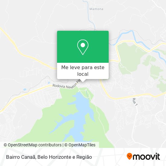 Bairro Canaã mapa
