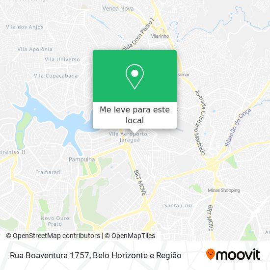 Rua Boaventura 1757 mapa