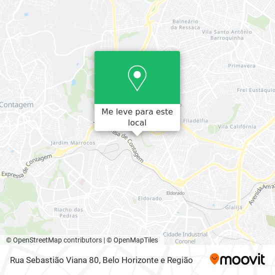 Rua Sebastião Viana 80 mapa