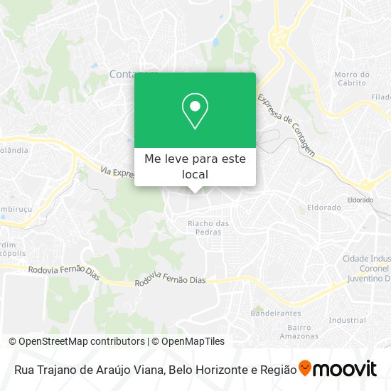 Rua Trajano de Araújo Viana mapa