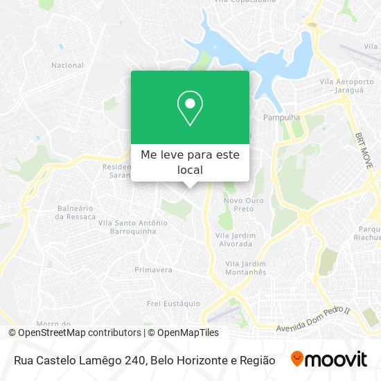 Rua Castelo Lamêgo 240 mapa