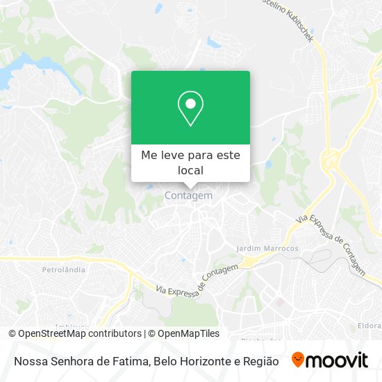 Nossa Senhora de Fatima mapa