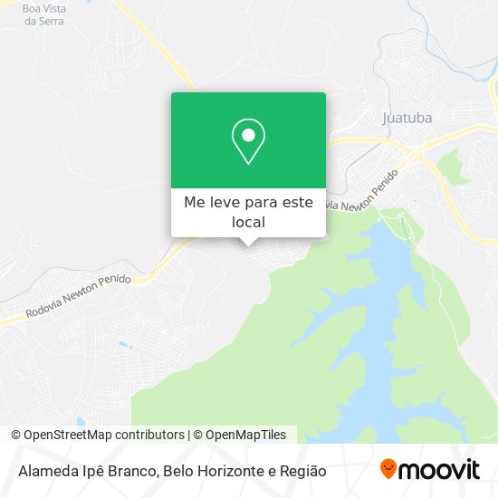 Alameda Ipê Branco mapa