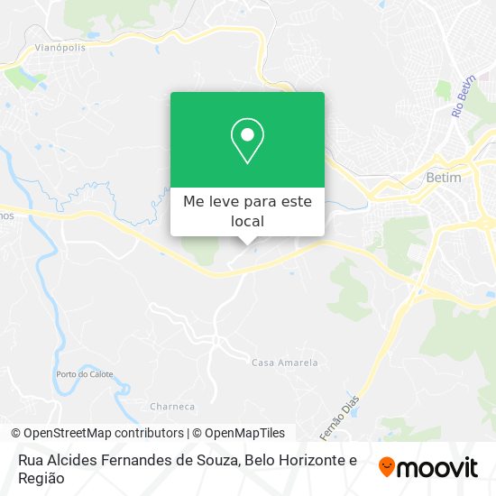 Rua Alcides Fernandes de Souza mapa