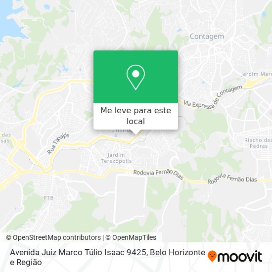Avenida Juiz Marco Túlio Isaac 9425 mapa