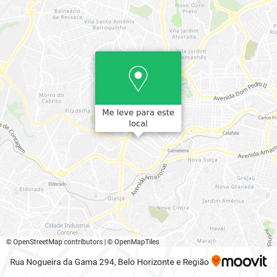 Rua Nogueira da Gama 294 mapa