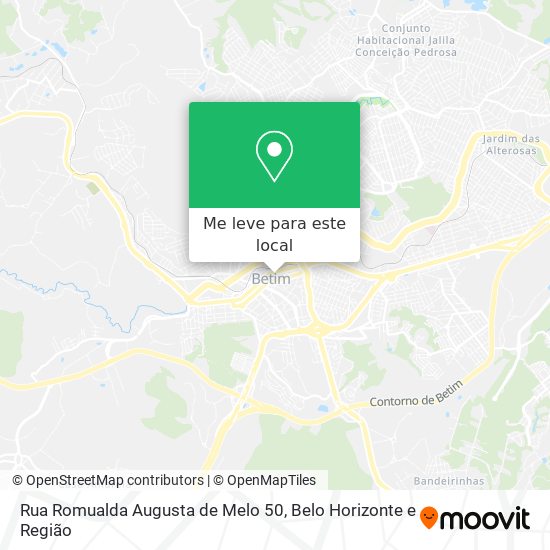 Rua Romualda Augusta de Melo 50 mapa