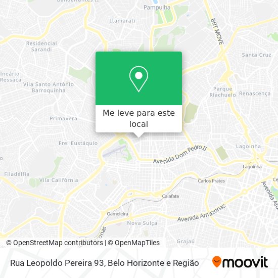 Rua Leopoldo Pereira 93 mapa