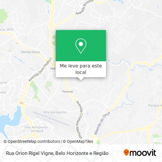 Rua Orion Rigel Vigne mapa