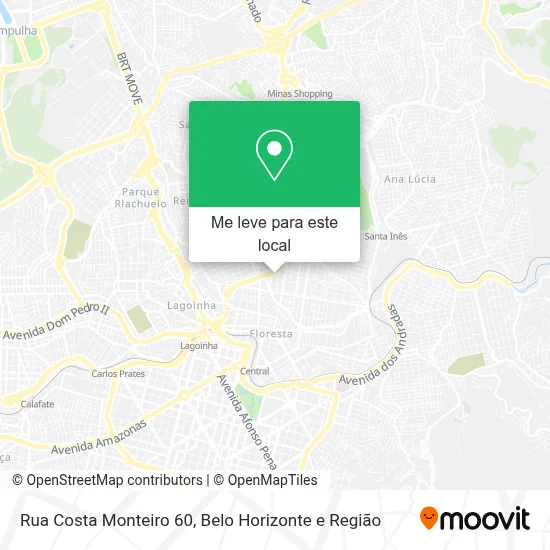 Rua Costa Monteiro 60 mapa