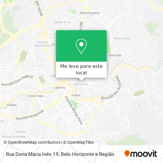 Rua Dona Maria Inês 19 mapa