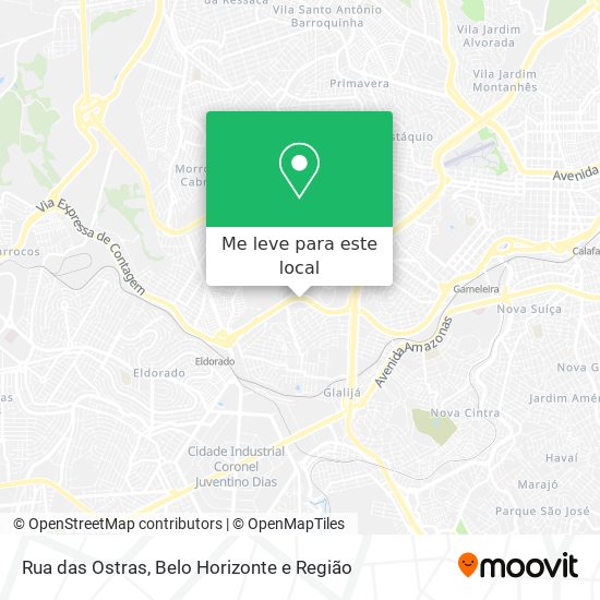 Rua das Ostras mapa