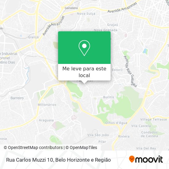 Rua Carlos Muzzi 10 mapa