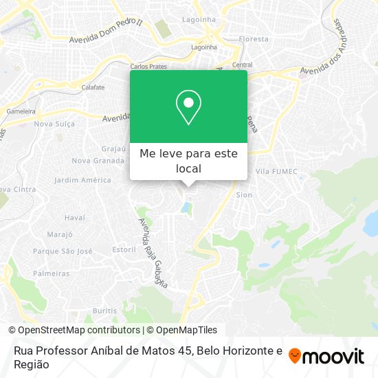 Rua Professor Aníbal de Matos 45 mapa