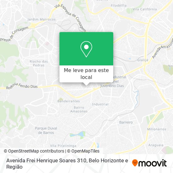 Avenida Frei Henrique Soares 310 mapa