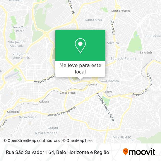 Rua São Salvador 164 mapa