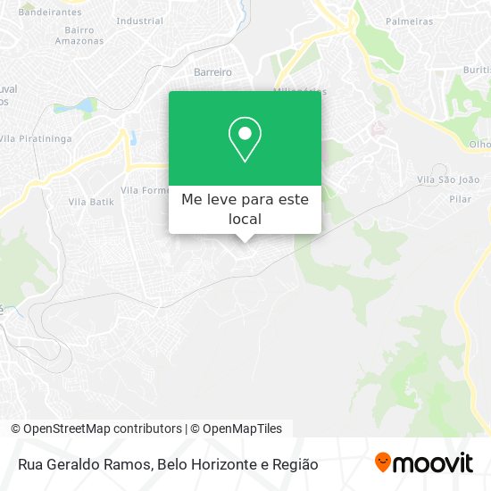 Rua Geraldo Ramos mapa