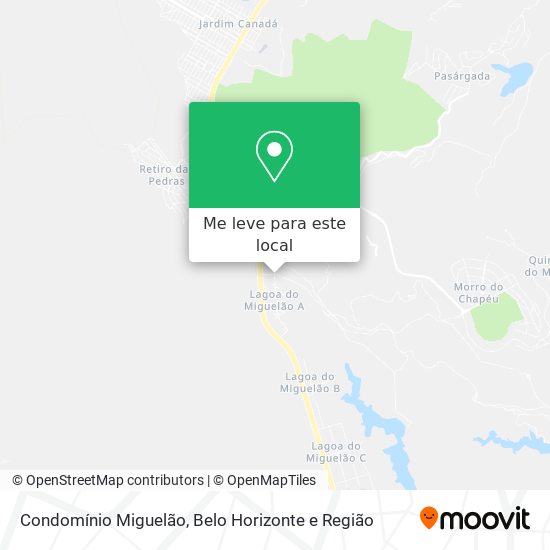 Condomínio Miguelão mapa