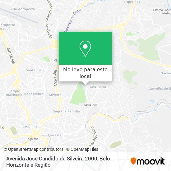 Avenida José Cândido da Silveira 2000 mapa