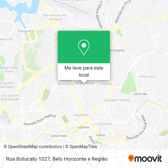 Rua Botucatu 1027 mapa