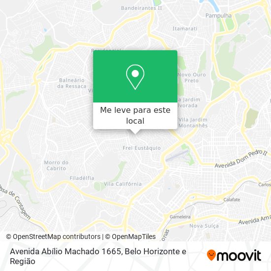 Avenida Abílio Machado 1665 mapa