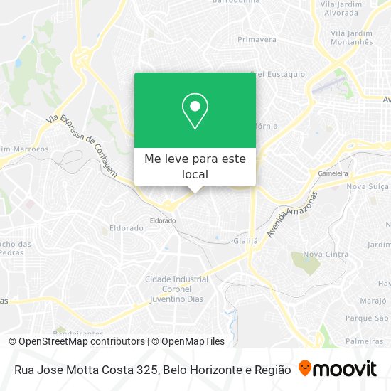 Rua Jose Motta Costa 325 mapa