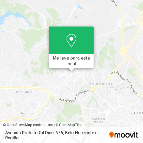 Avenida Prefeito Gil Diniz 676 mapa