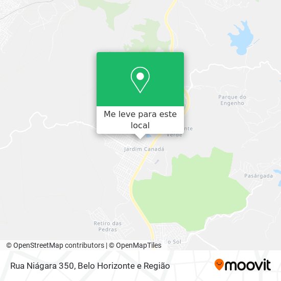 Rua Niágara 350 mapa