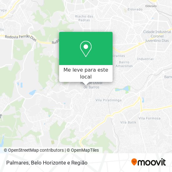 Palmares mapa