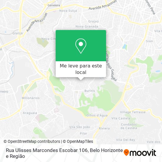Rua Ulisses Marcondes Escobar 106 mapa