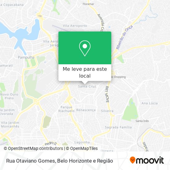 Rua Otaviano Gomes mapa