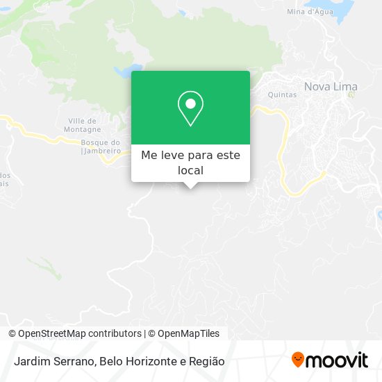 Jardim Serrano mapa
