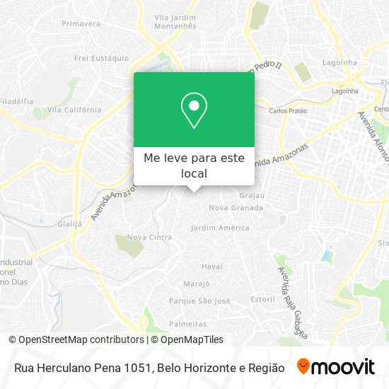 Rua Herculano Pena 1051 mapa