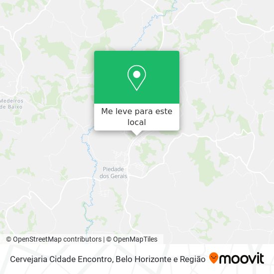 Cervejaria Cidade Encontro mapa