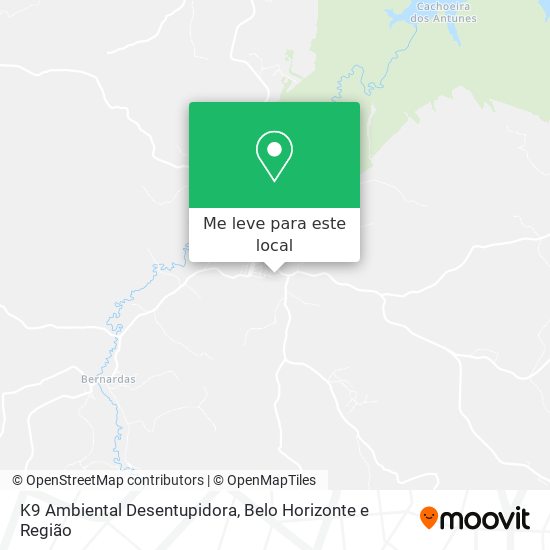 K9 Ambiental Desentupidora mapa