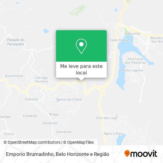 Emporio Brumadinho mapa