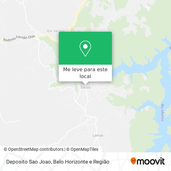 Deposito Sao Joao mapa