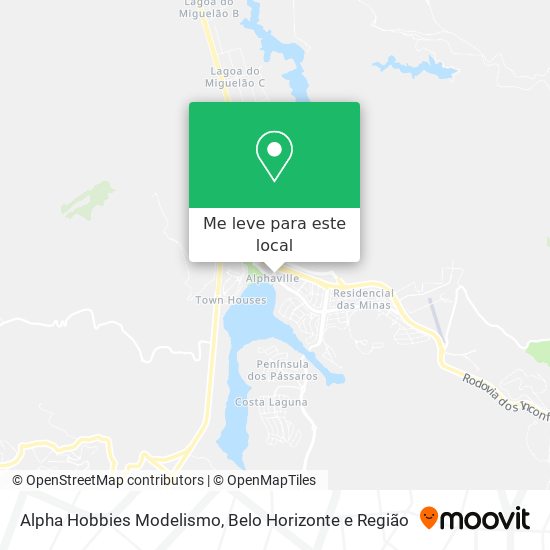Alpha Hobbies Modelismo mapa