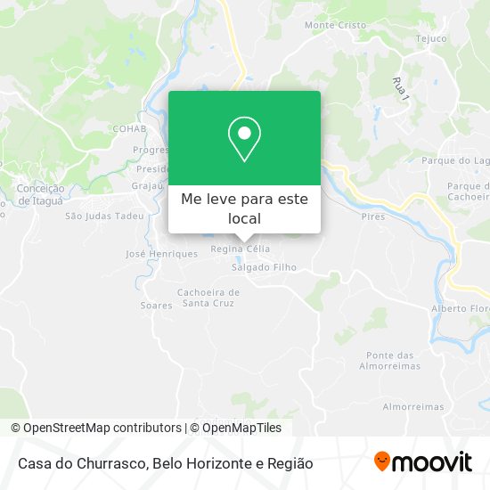 Casa do Churrasco mapa