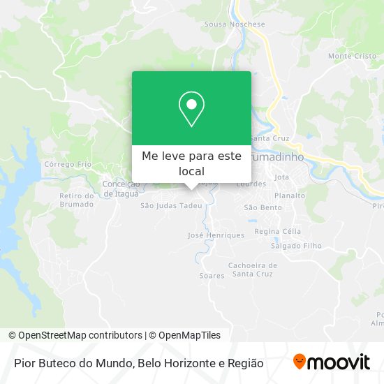 Pior Buteco do Mundo mapa