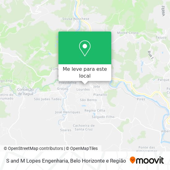 S and M Lopes Engenharia mapa